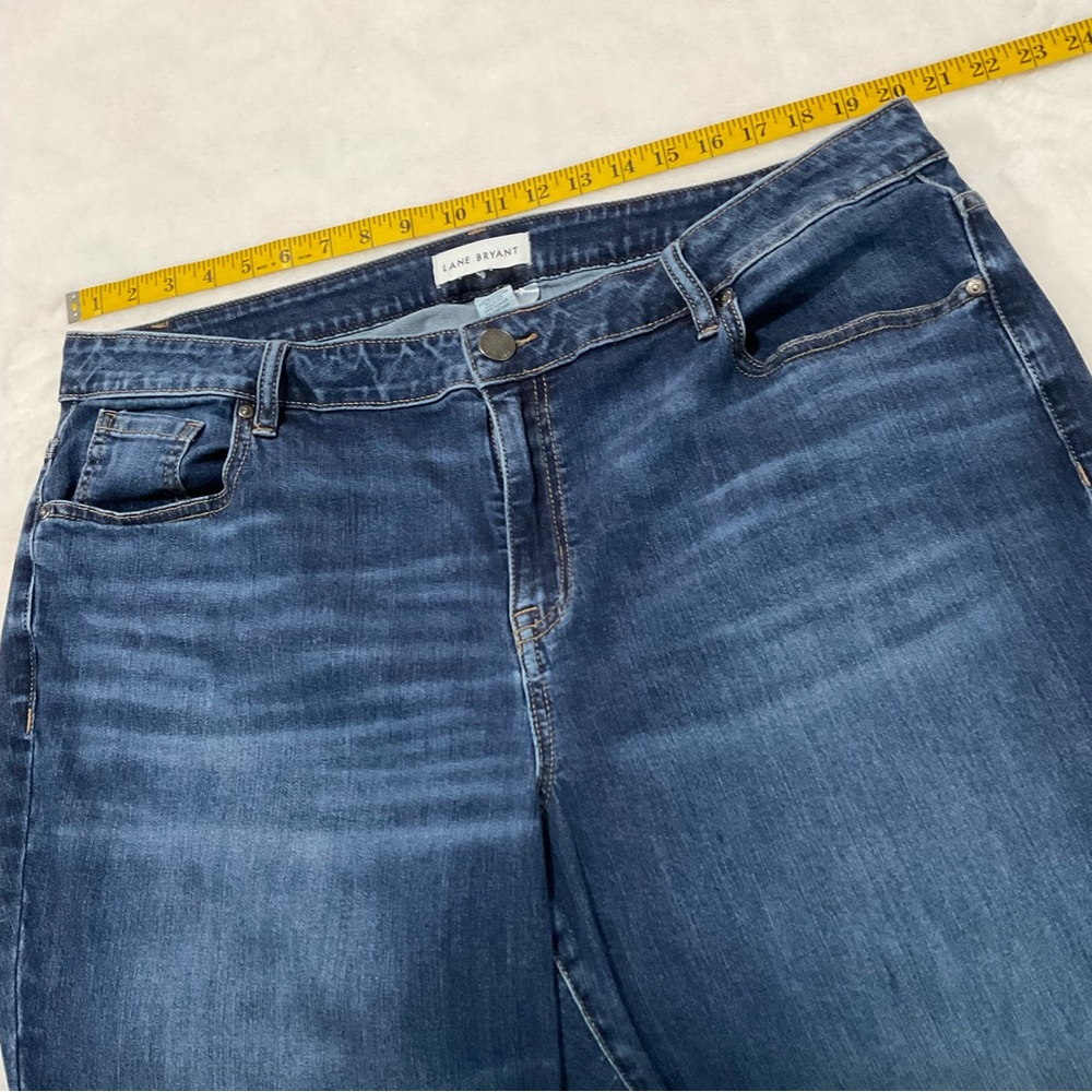 Lane Bryant Blue Denim Jeans Size 22 High Rise Straight - Picture 4 of 8